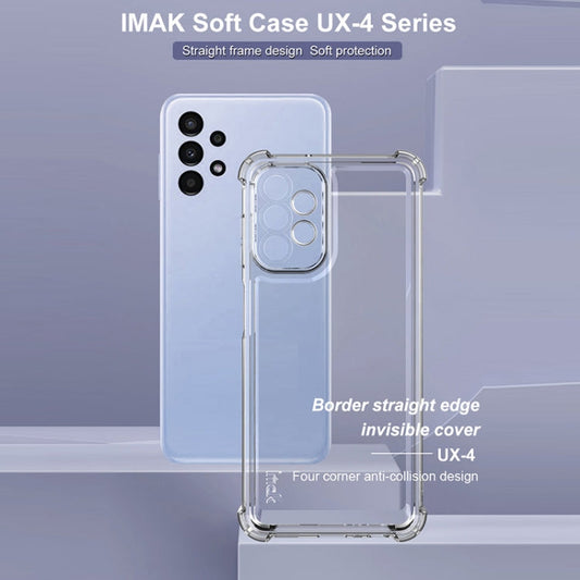 For Samsung Galaxy A13 4G IMAK UX-4 Series Four-corner Shockproof Phone Case(Transparent)