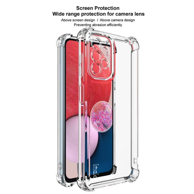For Samsung Galaxy A13 4G IMAK UX-4 Series Four-corner Shockproof Phone Case(Transparent)