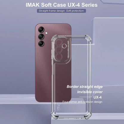 Pour Samsung Galaxy A14 4G / A14 5G Coque de téléphone antichoc à quatre coins de la série IMAK UX-4 (transparent)