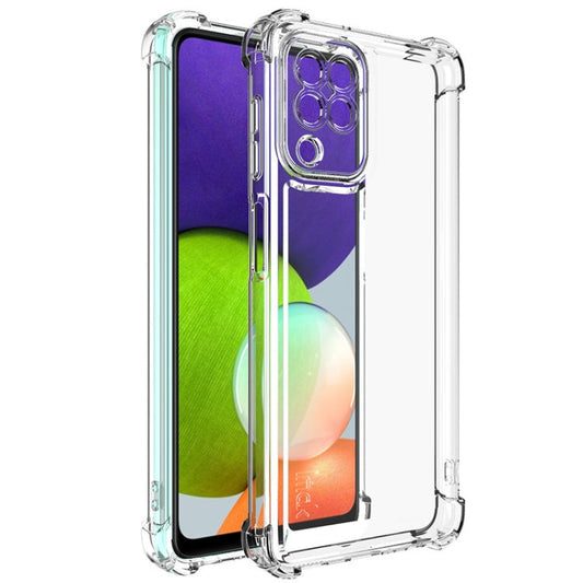 For Samsung Galaxy A22 4G IMAK UX-4 Series Four-corner Shockproof Phone Case(Transparent)