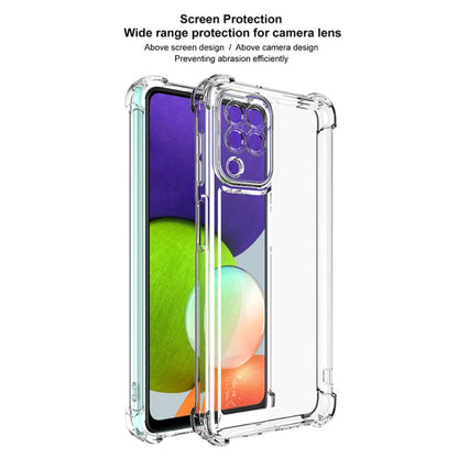 For Samsung Galaxy A22 4G IMAK UX-4 Series Four-corner Shockproof Phone Case(Transparent)