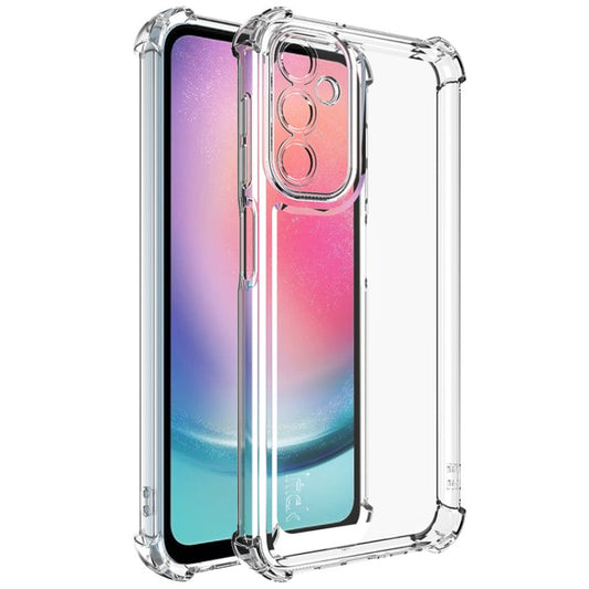 For Samsung Galaxy A24 4G IMAK UX-4 Series Four-corner Shockproof Phone Case(Transparent)