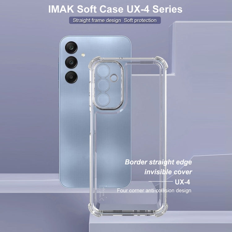 For Samsung Galaxy A24 4G IMAK UX-4 Series Four-corner Shockproof Phone Case(Transparent)