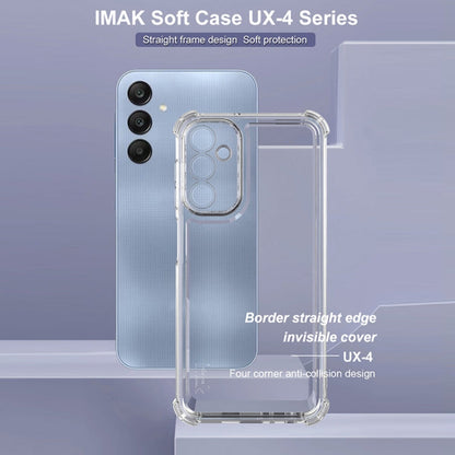 For Samsung Galaxy A24 4G IMAK UX-4 Series Four-corner Shockproof Phone Case(Transparent)