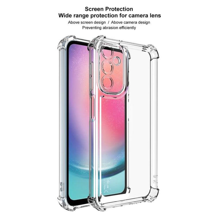 For Samsung Galaxy A24 4G IMAK UX-4 Series Four-corner Shockproof Phone Case(Transparent)