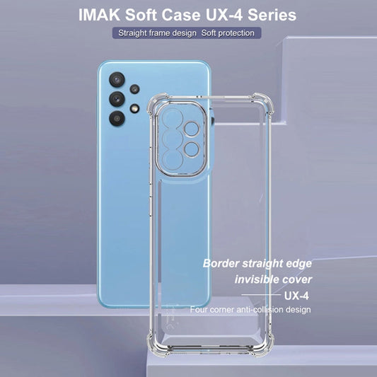 For Samsung Galaxy A32 4G IMAK UX-4 Series Four-corner Shockproof Phone Case(Transparent)