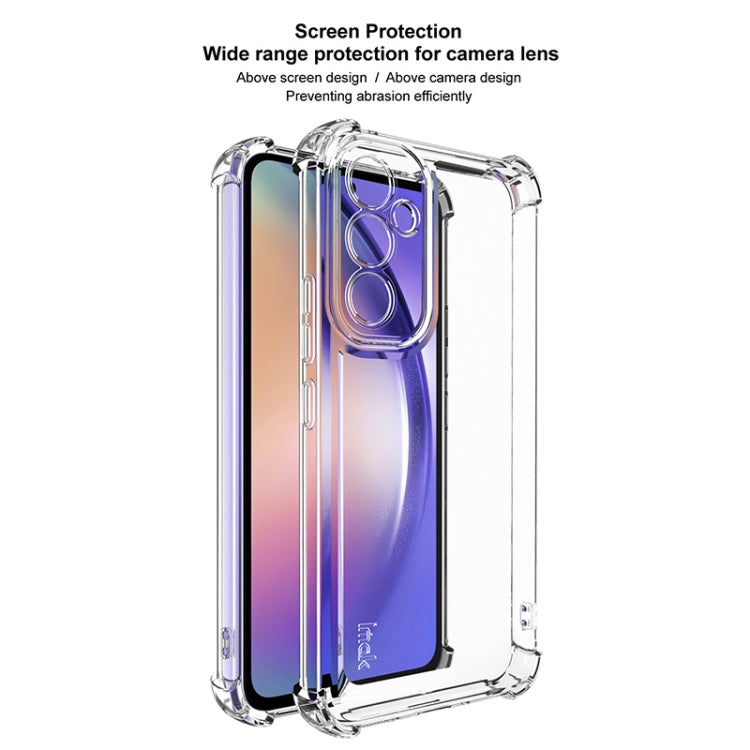 Pour Samsung Galaxy A54 5G IMAK UX-4 Series Coque de téléphone antichoc à quatre coins (Transparent)