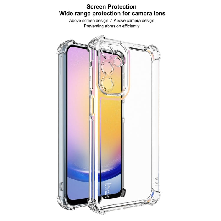 For Samsung Galaxy A15 4G / 5G IMAK UX-4 Series Four-corner Shockproof Phone Case(Transparent)