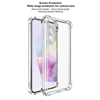 Pour Samsung Galaxy A36 5G Étui de téléphone antichoc à quatre coins de la série IMAK UX-4 (transparent)