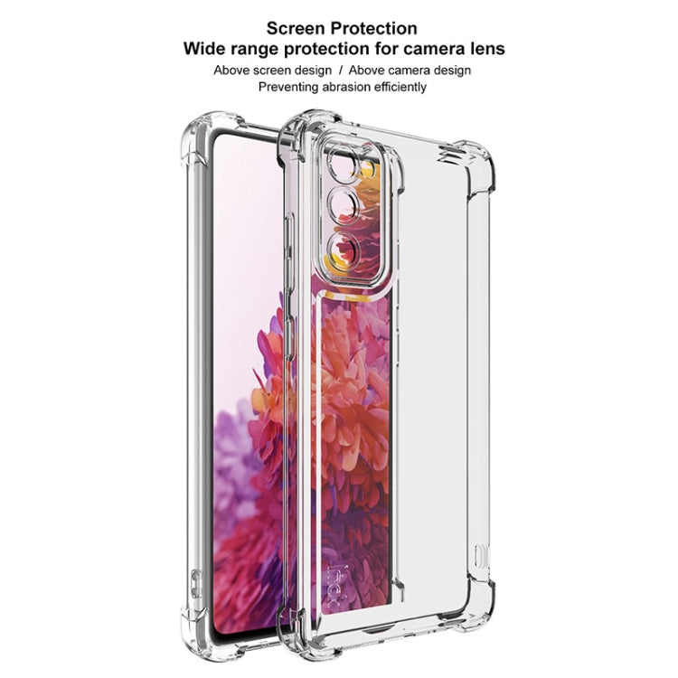 For Samsung Galaxy S20 FE 5G IMAK UX-4 Series Four-corner Shockproof Phone Case(Transparent)