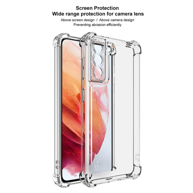 For Samsung Galaxy S21 5G IMAK UX-4 Series Four-corner Shockproof Phone Case(Transparent)