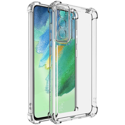 For Samsung Galaxy S21 FE 5G IMAK UX-4 Series Four-corner Shockproof Phone Case(Transparent)