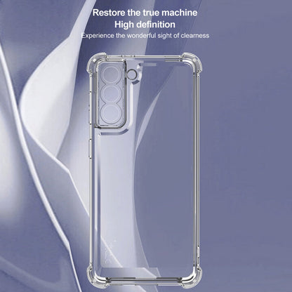 For Samsung Galaxy S21 FE 5G IMAK UX-4 Series Four-corner Shockproof Phone Case(Transparent)