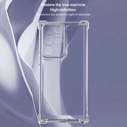 For Samsung Galaxy S22 Ultra 5G IMAK UX-4 Series Four-corner Shockproof Phone Case(Transparent)