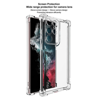 For Samsung Galaxy S22 Ultra 5G IMAK UX-4 Series Four-corner Shockproof Phone Case(Transparent)