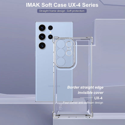 For Samsung Galaxy S23 Ultra 5G IMAK UX-4 Series Four-corner Shockproof Phone Case(Transparent)