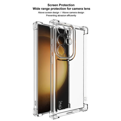 For Samsung Galaxy S23 Ultra 5G IMAK UX-4 Series Four-corner Shockproof Phone Case(Transparent)