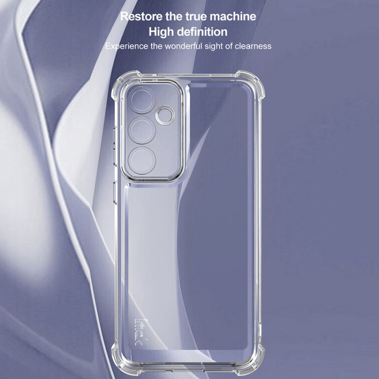 Pour Samsung Galaxy S23 FE 5G Coque de téléphone antichoc à quatre coins IMAK UX-4 Series (Transparent)