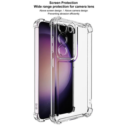 For Samsung Galaxy S23 5G IMAK UX-4 Series Four-corner Shockproof Phone Case(Transparent)