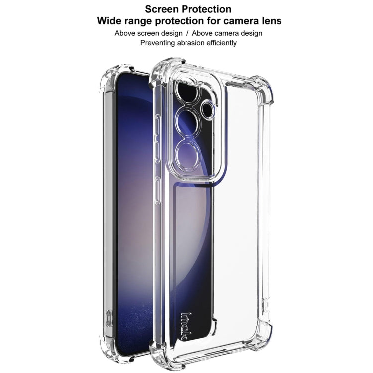 Pour Samsung Galaxy S24 5G Coque de téléphone antichoc à quatre coins de la série IMAK UX-4 (transparent)