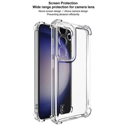 Pour Samsung Galaxy S24 5G Coque de téléphone antichoc à quatre coins de la série IMAK UX-4 (transparent)
