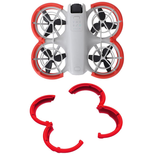 Pour DJI Neo Sunnylife Anneau de protection d'hélice anti-collision (Rouge)