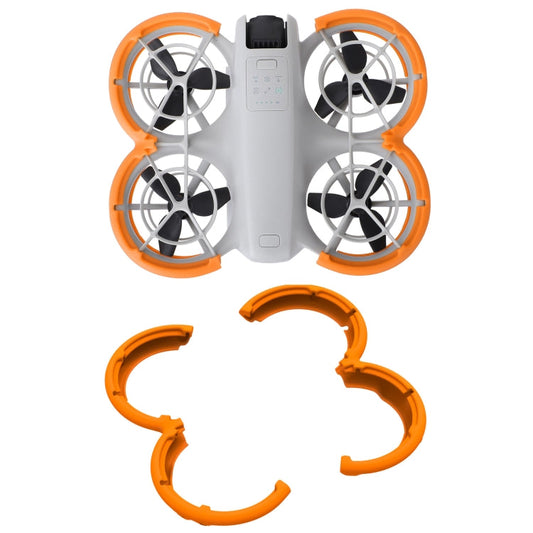 Pour DJI Neo Sunnylife Anneau de protection d'hélice anti-collision (Orange)