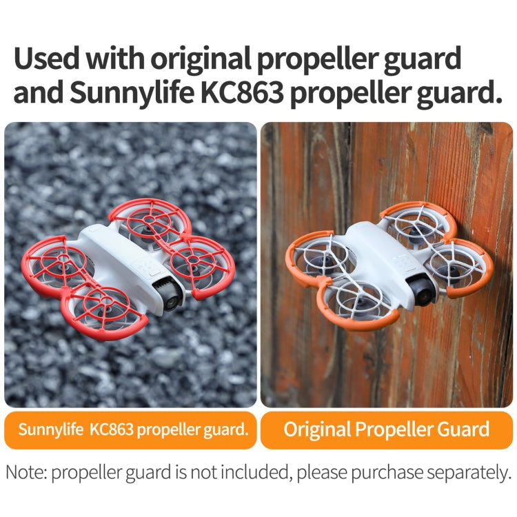 For DJI Neo Sunnylife Propeller Protective Guard Anti-collision Ring Cover(Red)