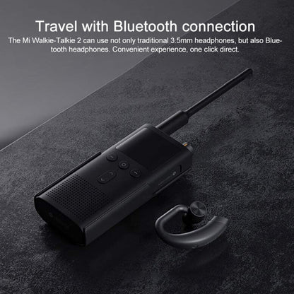 Talkie-walkie Xiaomi étanche IP65 UV double bande 2 (noir)