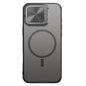 For iPhone 16 Pro Max NILLKIN CamShield Prop MagSafe Magnetic Translucent PC Phone Case(Black)