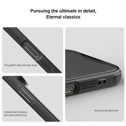 For iPhone 16 Pro NILLKIN CamShield Prop MagSafe Magnetic Translucent PC Phone Case(Black)
