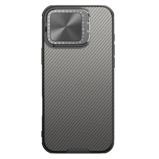 For iPhone 16 Pro Max NILLKIN CamShield Prop Translucent PC Phone Case(Black)