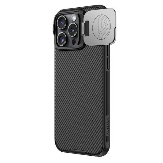 For iPhone 16 Pro Max NILLKIN CamShield Prop MagSafe Magnetic PC Phone Case(Black)