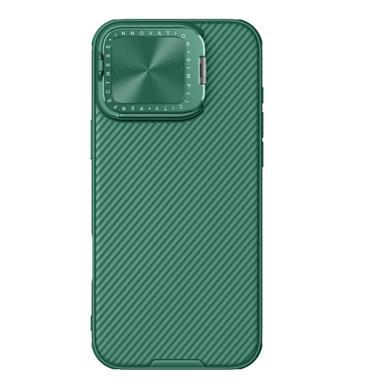For iPhone 16 Pro Max NILLKIN CamShield Prop MagSafe Magnetic PC Phone Case(Green)