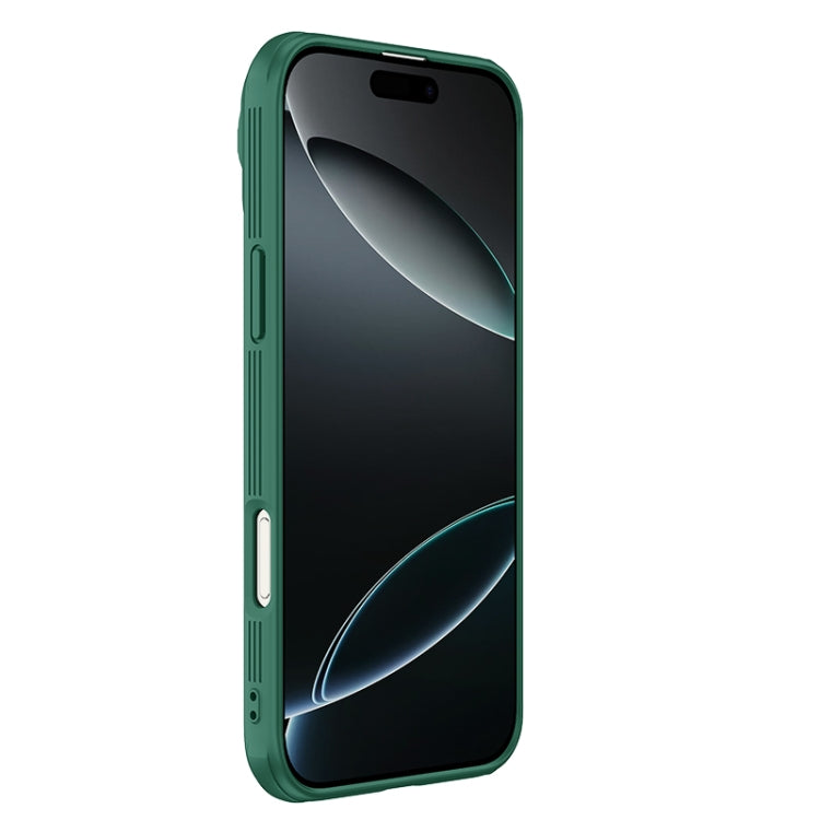 For iPhone 16 Pro Max NILLKIN CamShield Prop MagSafe Magnetic PC Phone Case(Green)