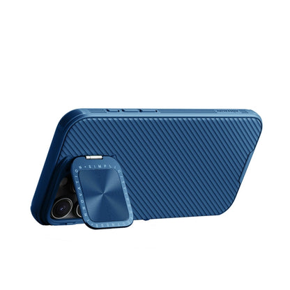 For iPhone 16 Pro NILLKIN CamShield Prop MagSafe Magnetic PC Phone Case(Blue)