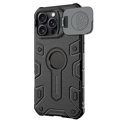 For iPhone 16 Pro Max NILLKIN Black Rhino Prop MagSafe Magnetic PC Phone Case(Black)