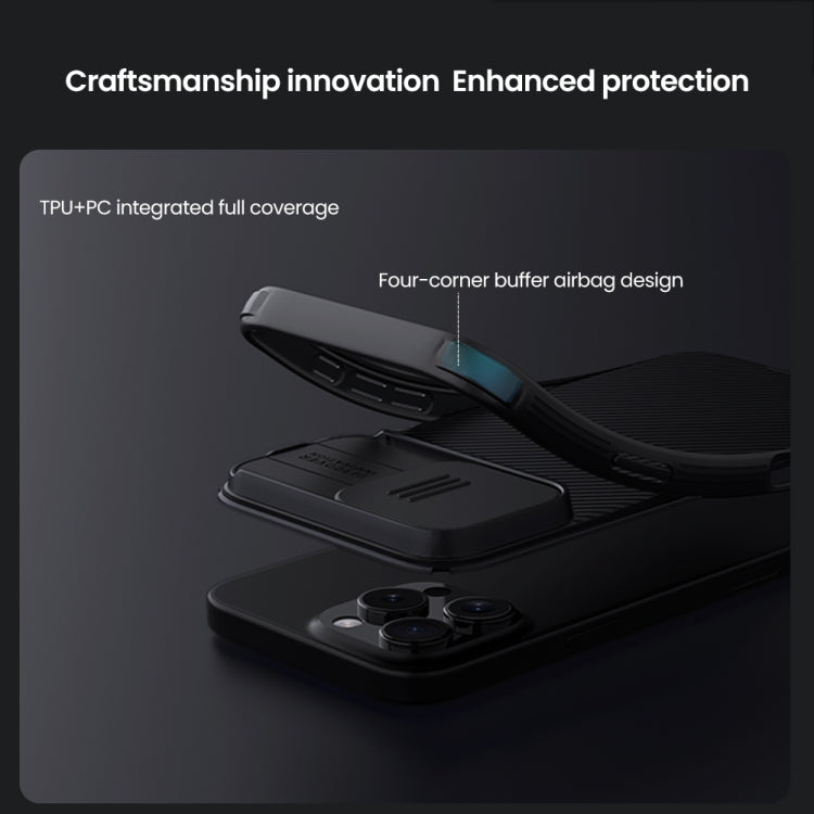 For iPhone 16 Pro Max NILLKIN CamShield Pro PC Phone Case(Purple)