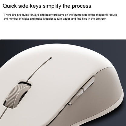 Original Xiaomi XMSMSB01YM 1200DPI Bluetooth Dual Mode Wireless Mouse 2(Black)