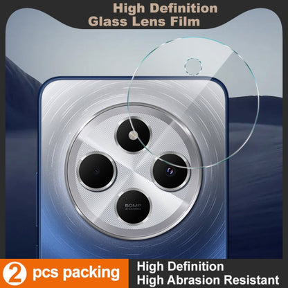 For Redmi 14C 4G / 14R 2 PCS/Set IMAK HD Glass Rear Camera Lens Film