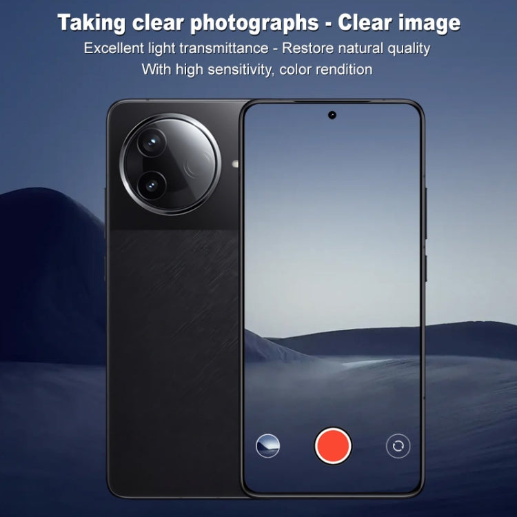For Redmi K80 / K80 Pro 2 PCS/Set IMAK HD Glass Rear Camera Lens Film