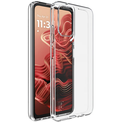Pour Motorola Moto G35 5G IMAK UX-5 Series Étui de téléphone en TPU transparent (transparent)