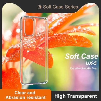 Pour Motorola Moto G35 5G IMAK UX-5 Series Étui de téléphone en TPU transparent (transparent)