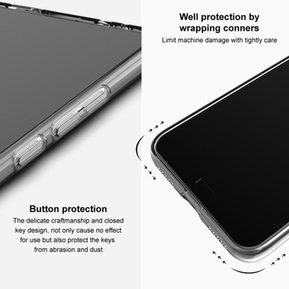 Pour Motorola Moto G35 5G IMAK UX-5 Series Étui de téléphone en TPU transparent (transparent)