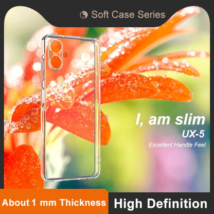For Samsung Galaxy A06 4G imak UX-5 Series Super Slim Transparent Shockproof TPU Protective Case(Transparent)