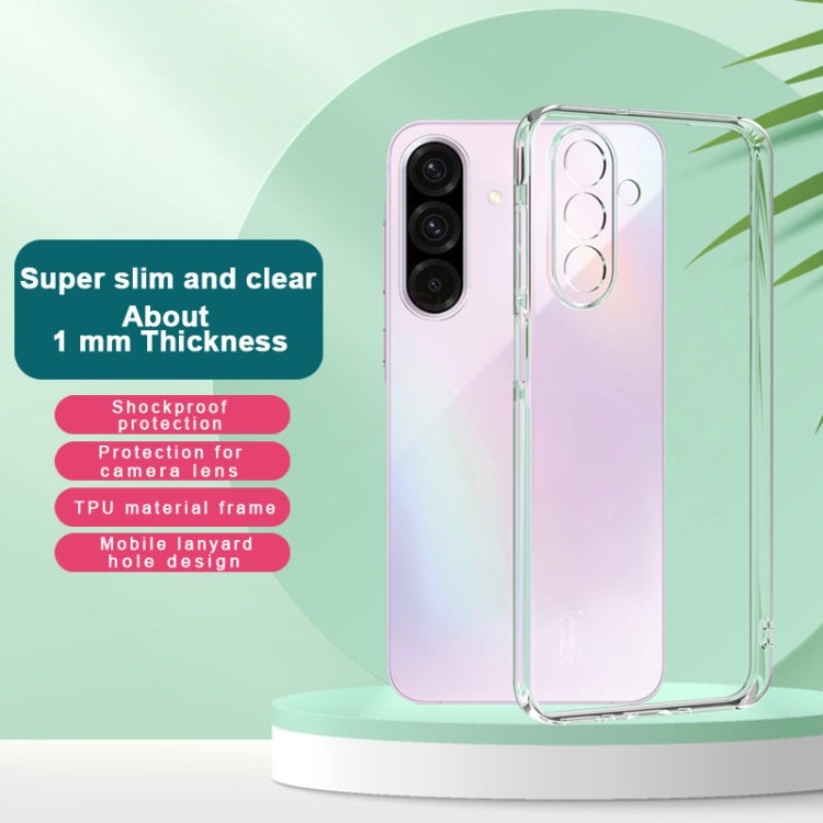Pour Samsung Galaxy A26 5G imak Série UX-5 Coque de protection antichoc super fine en TPU transparent (Transparent)
