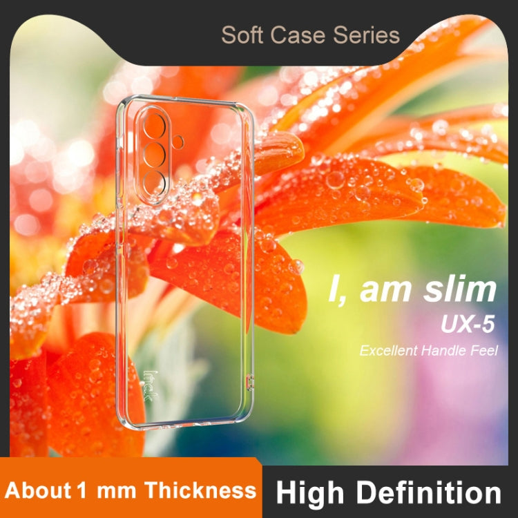 Pour Samsung Galaxy A26 5G imak Série UX-5 Coque de protection antichoc super fine en TPU transparent (Transparent)