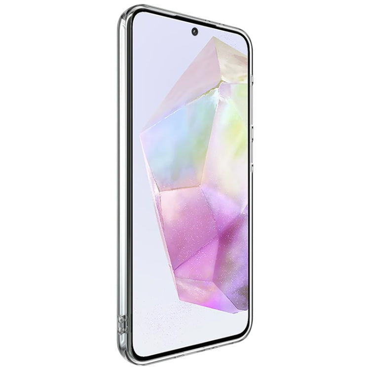 Pour Samsung Galaxy A56 5G, étui de protection antichoc super fin en TPU transparent de la série imak UX-5 (transparent)