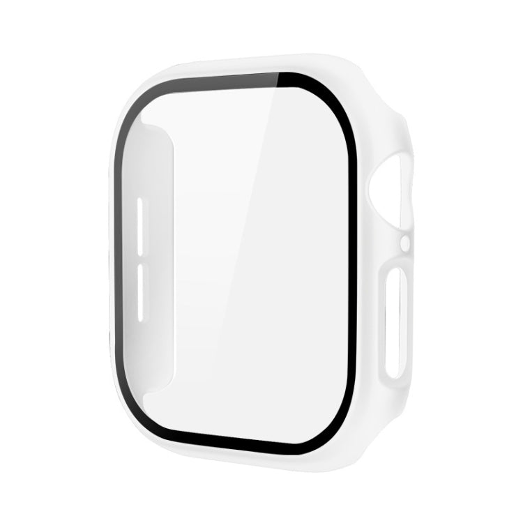 For Apple Watch Series 10/11 42mm imak Integrated Watch Case with Film(White)