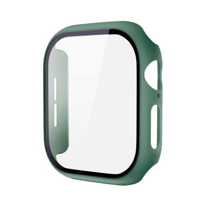 For Apple Watch Series 10/11 42mm imak Integrated Watch Case with Film(Green)